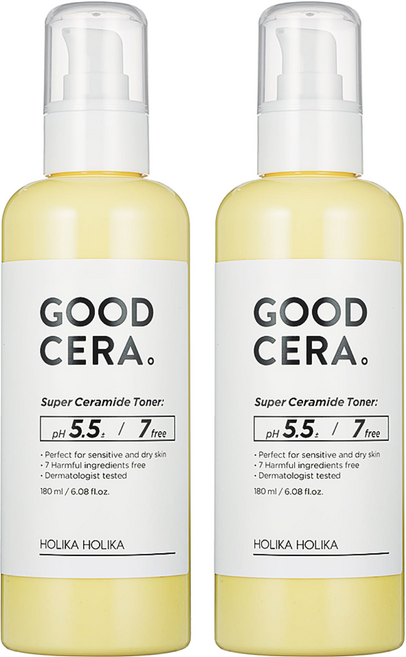 홀리카홀리카 굳세라 수퍼 세라마이드 토너, 180ml, 2개