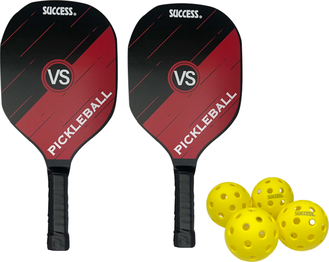 SUCCESS 成功 匹克球拍組 入門款 S2901, 紅色, 1組