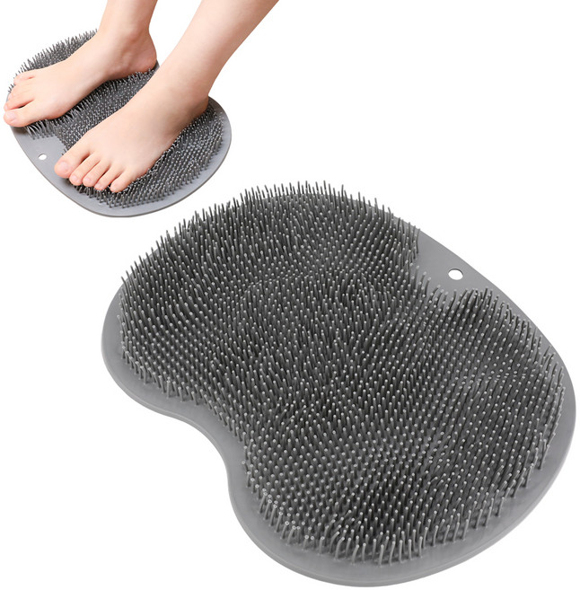 코멧 홈 풋브러쉬 매트 그레이, 1개입, 1개