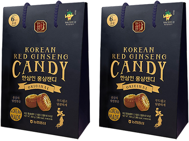 한삼인 홍삼캔디, 500g, 2개
