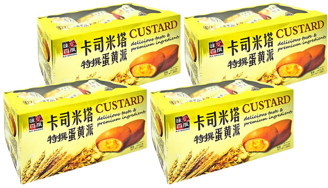 AJI OKASHI 味覺百撰 蛋黃派, 280g, 4盒