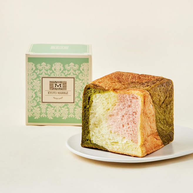 교토마블 삼색 데니쉬 식빵, 461g, 1개