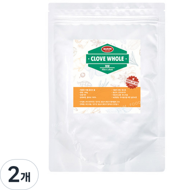 Barum Clove 丁香洞, 100g, 2個