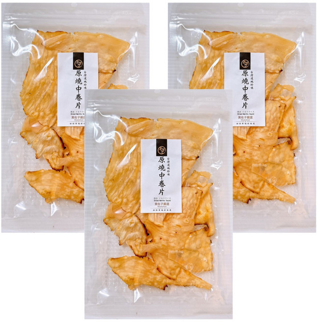MISAKO 美佐子 嚴選海味系列 原燒中卷片, 50g, 3包