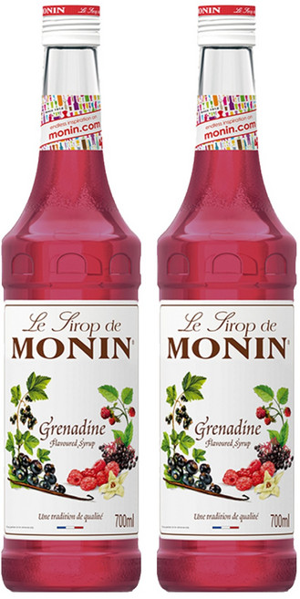 MONIN 莫寧 石榴汁風味糖漿, 700ml, 2瓶