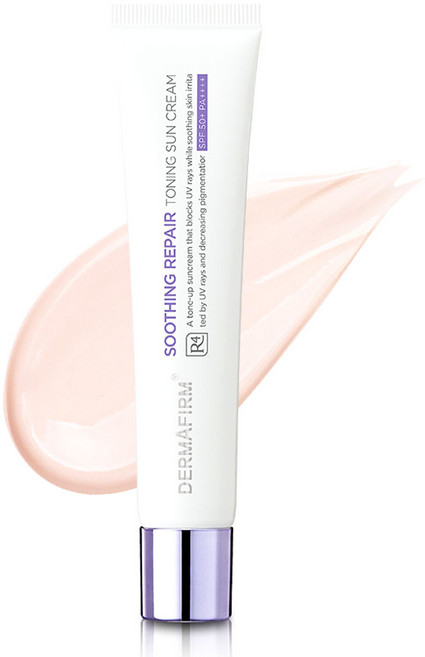 더마펌 수딩 리페어 토닝 선크림 R4 SPF50+ PA++++, 40g, 1개