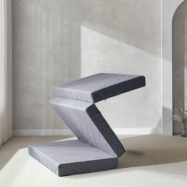 동서가구 트리폴드 3단 접이식 매트리스 폴딩 토퍼