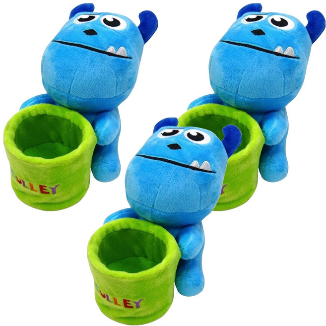 MONSTERS INC. 怪獸電力公司 毛怪毛絨置物桶 17.5 x 11 x 12.5cm, 藍色 + 綠色, 3個