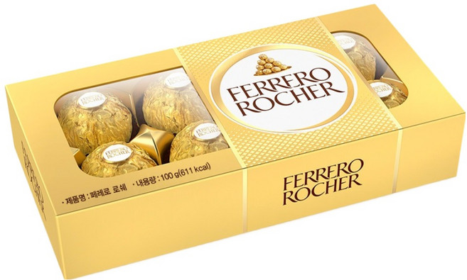 페레로로쉐 T8 사각초콜릿 8p, 100g, 1개