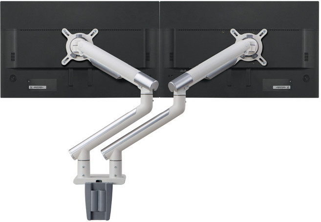 카멜 이지밸런스 듀얼 모니터 암 CA2D, 화이트, 1개