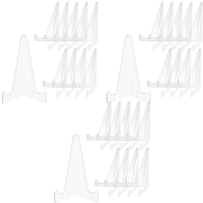 마켓플랜 아크릴 다용도 수납 거치대, 투명, 40개