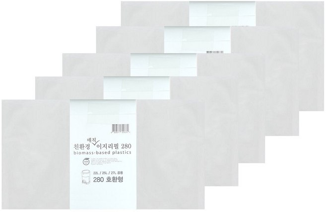 생활을그리다 베이비파우더향 매직 이지 리필 봉투 280, 5개