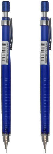 PILOT 百樂 S3製圖鉛筆 HPS30R7TL 透明藍, 0.7mm, 2支