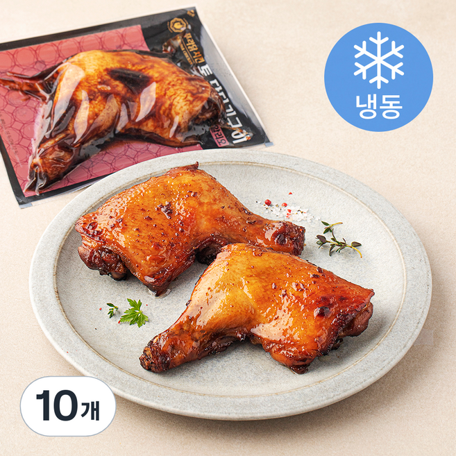 푸라닭 통닭다리구이 블랙알리오 (냉동), 250g, 10개