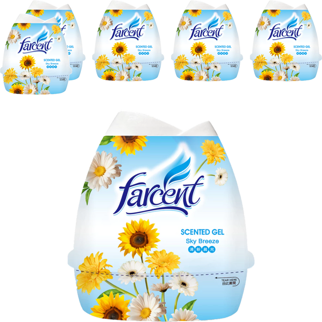 farcent 花仙子 清新晨光花語香膏, 200g, 6個
