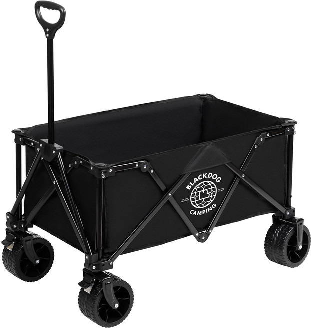 BLACK DOG 黑狗 露營車手推車 山影Pro 450L 12kg, 1盒, 黑