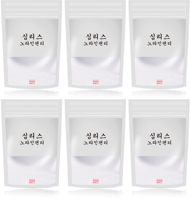 피치몰 여성용 무봉제 심리스 팬티 6p