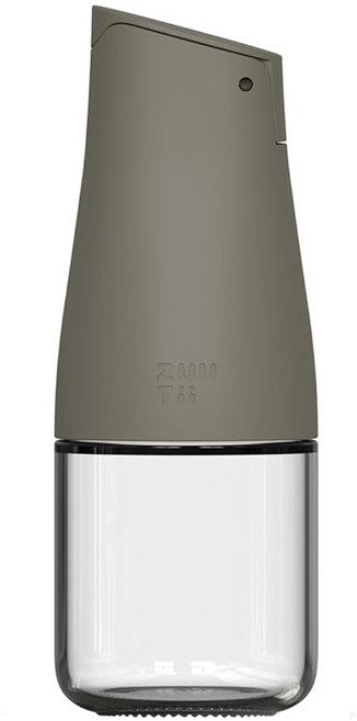 ZUUTii 迷你自動開蓋油醋瓶 芝麻灰, 170ml, 1個
