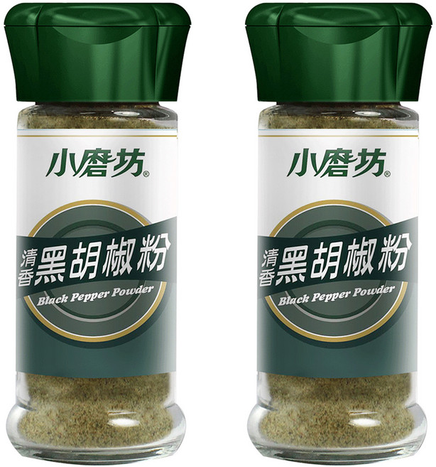 小磨坊 清香黑胡椒粉, 32g, 2瓶
