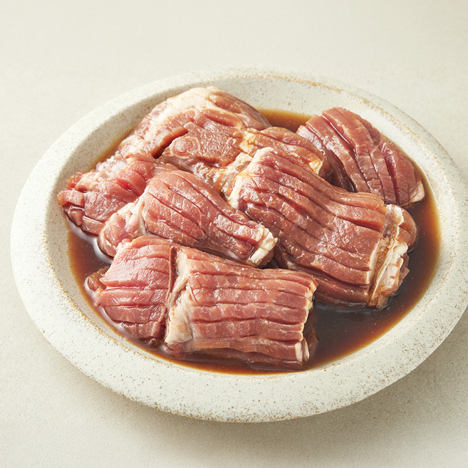 요리락 양념 목심 칼집구이M (냉장), 1kg, 1개