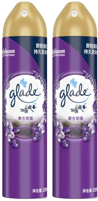 glade 滿庭香 空氣清淨劑, 薰衣草香, 320ml, 2瓶