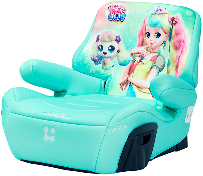 토드비 캐치 티니핑 코쿤 부스터 카시트 ISOFIX 분리형, 포실핑
