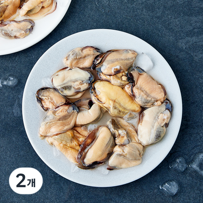 바다자리 국내산 매일손질 생물 홍합살 (냉장), 2개, 600g