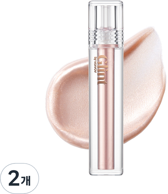 Glint 리퀴드 젤 하이라이터, 01 듀이 문, 2개