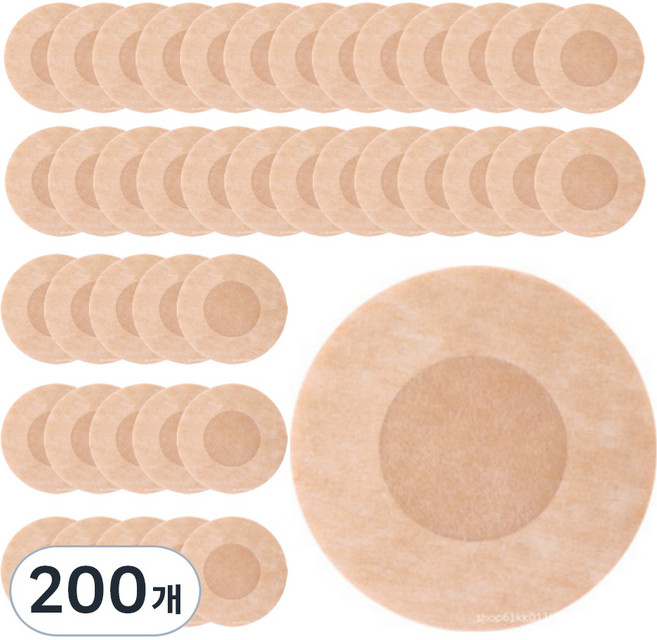 Dewbing 男女通用舒適胸貼 大型, 200個