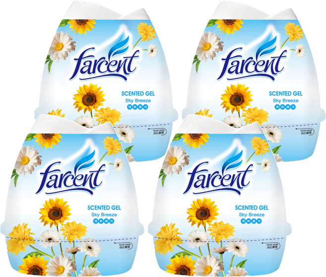 farcent 花仙子 清新晨光花語香膏, 200g, 4個