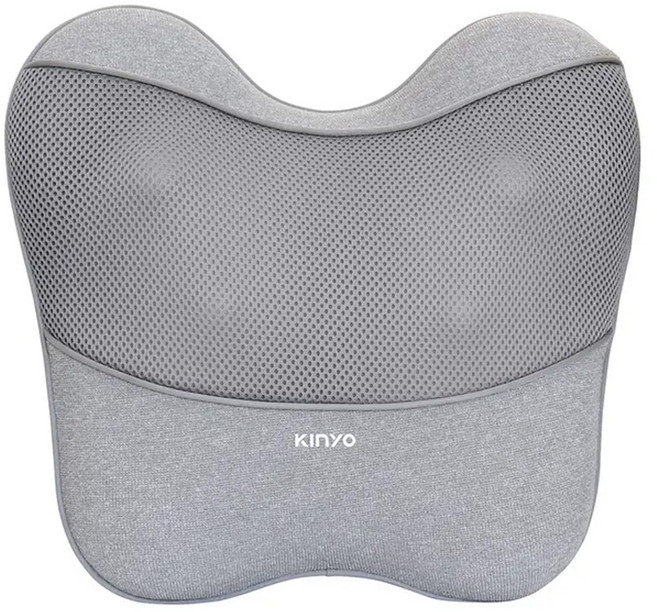 Kinyo 隨時躺電動腰背按摩枕 335 x 122 x 320mm 1850g IAM-2704, 灰色