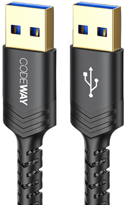 CODEWAY USB A-A USB3.0 Type-A 公對公 高速傳輸線, 1條, 1.5m