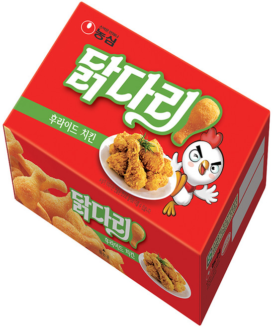 농심닭다리 후라이드 치킨맛, 66g, 1개