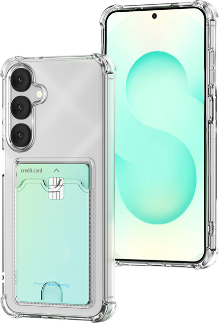 요거 클리어 카드 수납 젤리 휴대폰 케이스