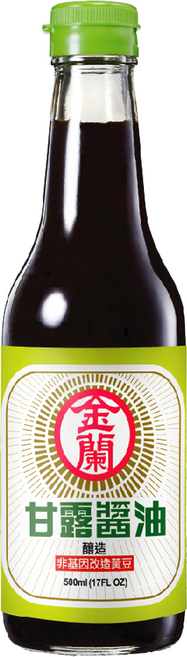 KIMLAN 金蘭 甘露醬油, 500ml, 1瓶