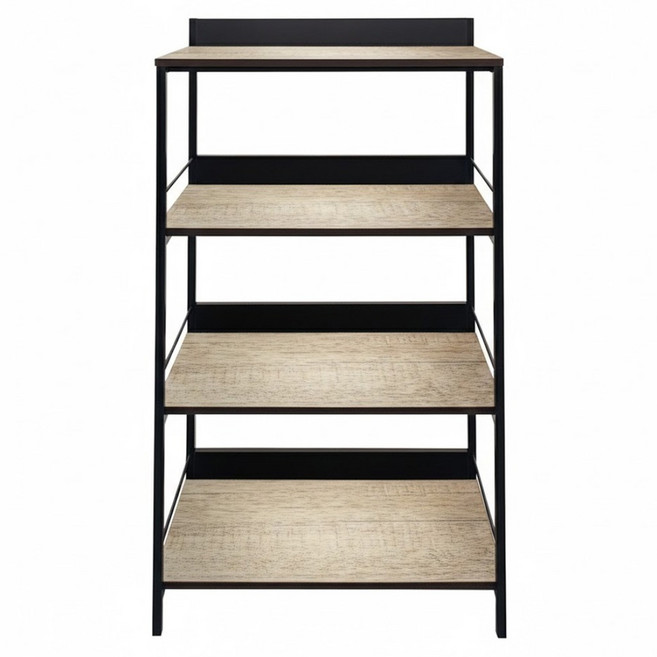 USEFUL DESIGN 悠室屋 工業風層架, 4層, 木板款式隨機