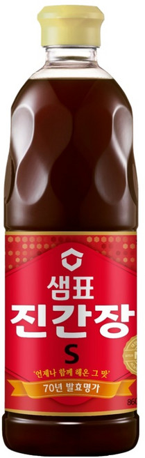 샘표 진간장S, 860ml, 1개