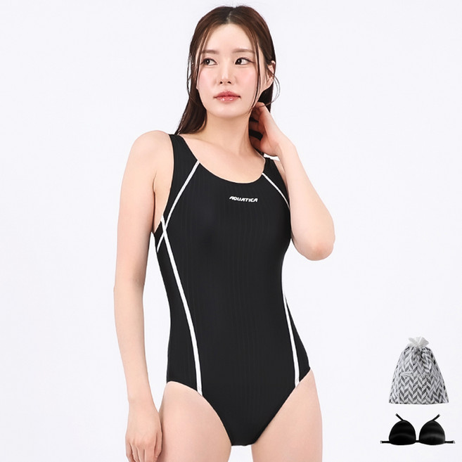 아쿠아티카 원피스 수영복 3종 세트 AQA1503