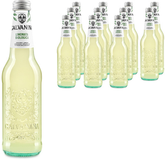 갈바니나 레몬 소다수, 355ml, 12개