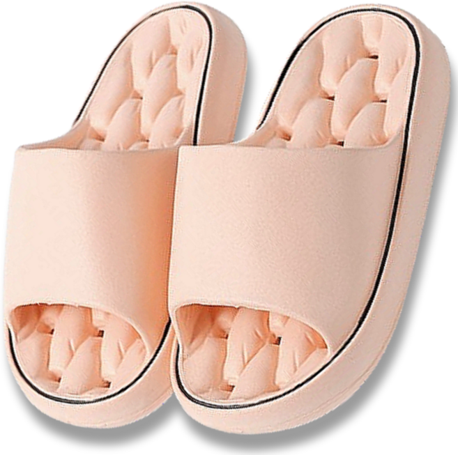 조앤제이 말랑말랑 EVA 미끄럼방지 물빠짐 욕실화, 핑크, 1개