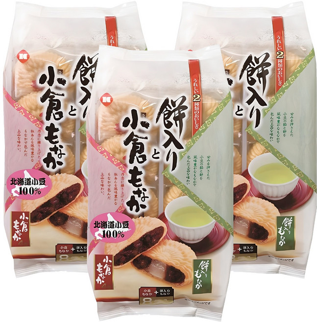 고토부키 모찌 팥 모나카 8p, 320g, 3개