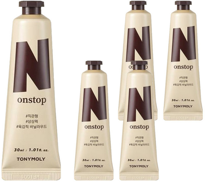 토니모리 MBTI 핸드크림 리치 N 엠버 바닐라, 30ml, 5개