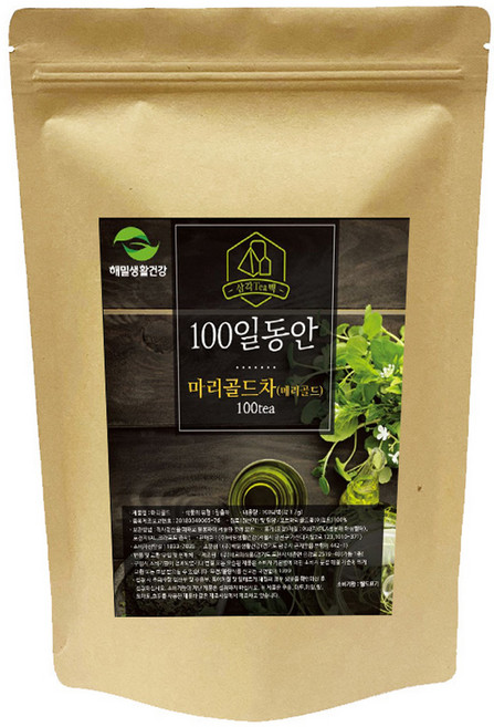 해밀생활건강 100일동안 메리골드차 삼각티백, 1.2g, 100개입, 1개