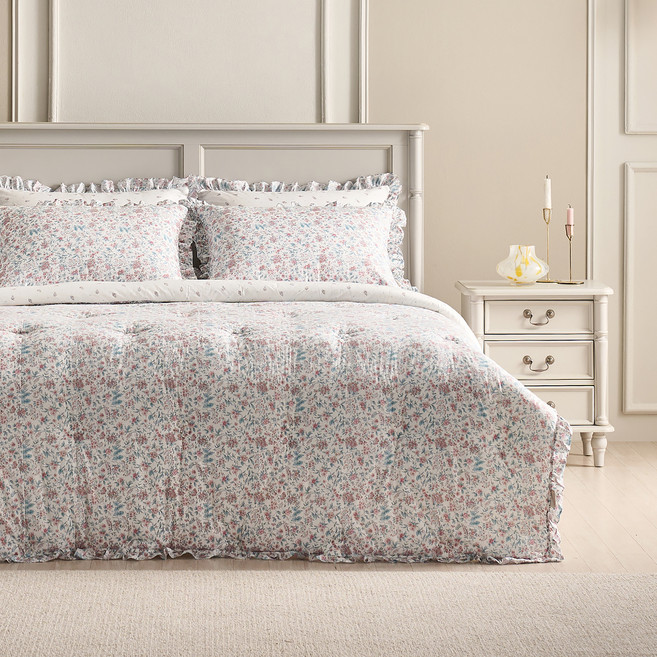 로라애슐리 엘시 60수 아사면 간절기이불