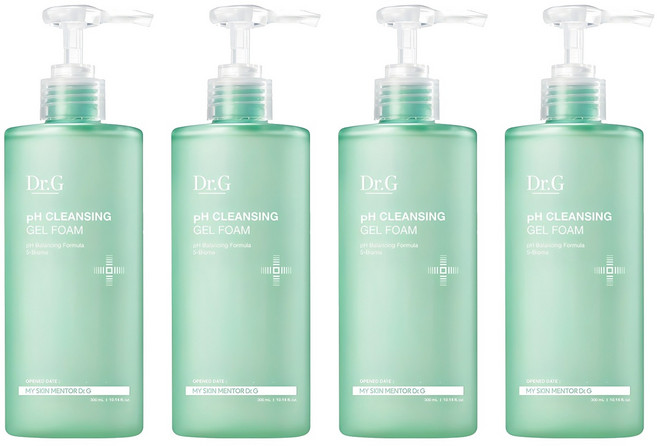 닥터지 약산성 클렌징 젤 폼, 300ml, 4개