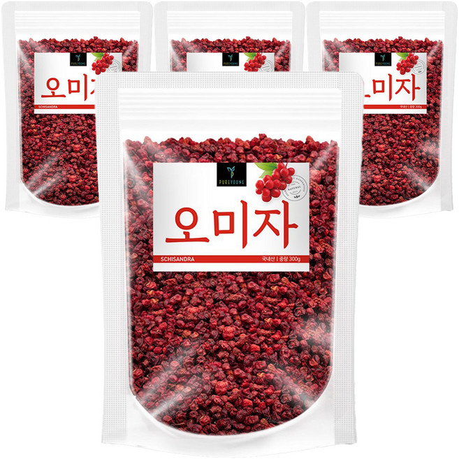퓨어영 건오미자, 300g, 4개