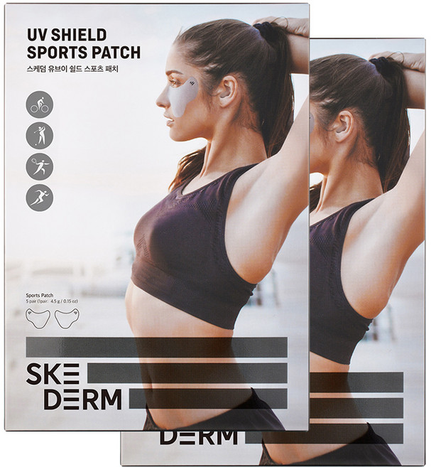 스케덤 유브이 쉴드 스포츠패치, 5개입, 2개