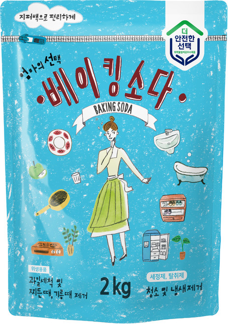 엄마의선택 베이킹소다, 2kg, 1개