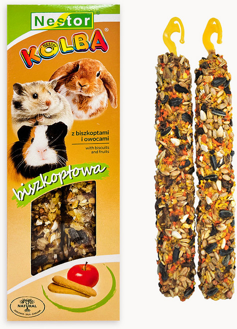 네스톨 콜바 과일 비스킷 스매커 이갈이 2p, 1개