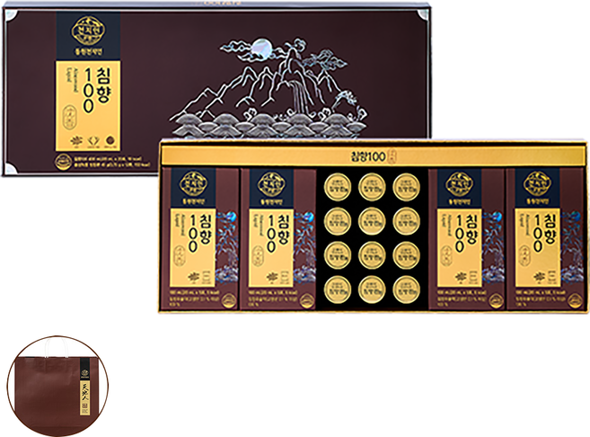 천지인 침향 100 혼합세트 + 쇼핑백, 1세트